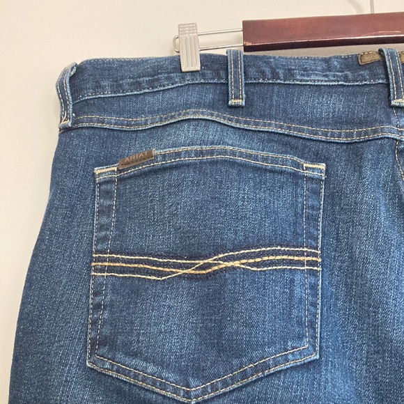 Ariat Jeans Mens 40 x 29 Blue M5 Straight Fit Leg Legacy Workwear HEMMED - Picture 7 of 14